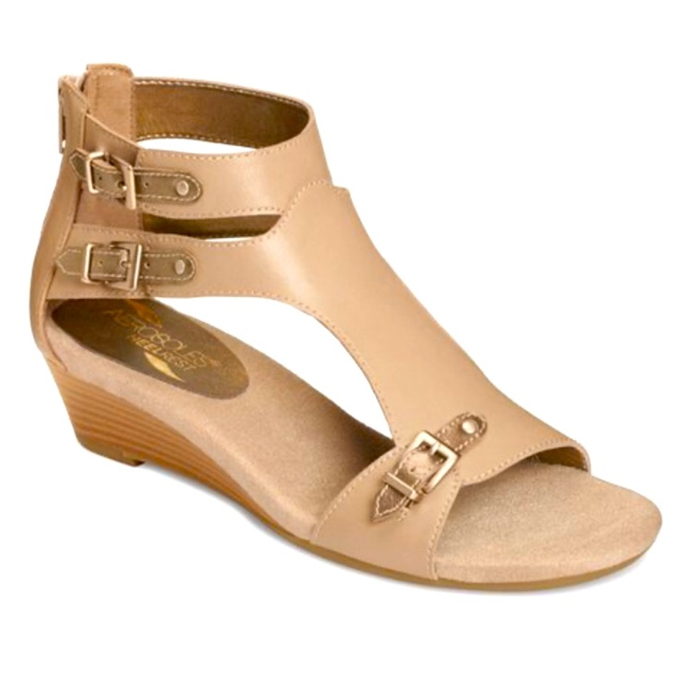 Aerosoles Taupe Yet Another Sandal